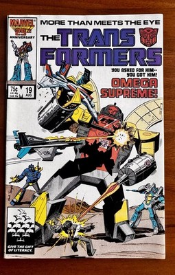 Transformers #19  (Marvel 1986) 1st App Omega Supreme VF+