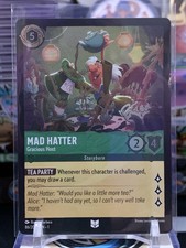 Lorcana Mad Hatter - 86/204 - Uncommon - Foil Near Mint The First Chapter 10R