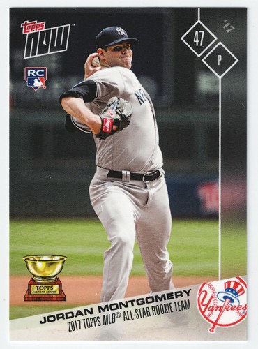 2017 Topps Now OS-18 Jordan Montgomery