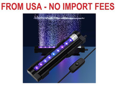 DaToo Submersible Aquarium Light 6Inch Fish Tank Light Bubbler Wall with Air Bub