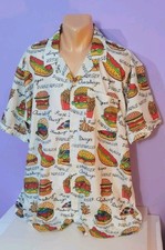 Big Dude 2XL chips & burgers shirt Fast food McDonald's 2XL