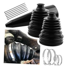 2PCS CV Boot Repair Kit with Expander Tool and Clamps,Silicone CV Axle Boot 
