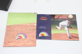 Roger Clemens Mvp Baseball NES + Dust Sleeve + Manual + Poster