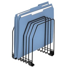Fellowes Workstation File Organizer, Holds letter or legal size files., Black