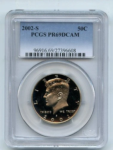 2002-S Kennedy Half Dollar Proof — photo from the most recent tracked eBay sale