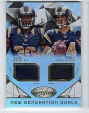 2015 Certified New Generation Dual Jerseys #NGSTL Sean Mannion/Todd Gurley /799