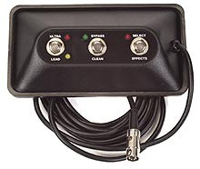 Peavey TRANSTUBE SPECIAL 212 FOOTSWITCH 3 Button 7-Pin Din Switchs 3376410 New