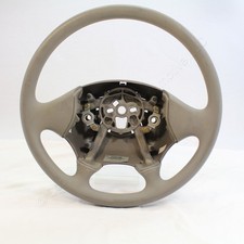 Gm Oem Blemished Medium Dark Pewter Vinyl Steering Wheel For 97-03 Chevy Malibu