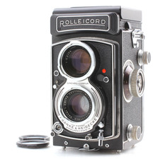 Near MINT Rolleicord Vb TLR Film Camera Xenar 75mm F3.5 Lens Tested From JAPAN