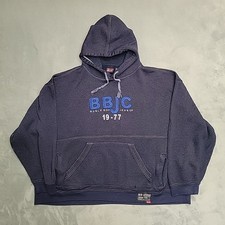 VTG Bugle Boy Hoodie XL Blue Hooded Pullover ...