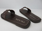 Prada Slides Brown Leather Sandals Sz 36 US 6 /Made in Italy / Nice! /Look! 👀🔥 — photo 9