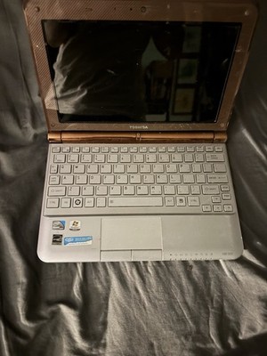 Toshiba NB305 Netbook Windows 7 Intel Atom 1.66GHz 250GB HDD Brown