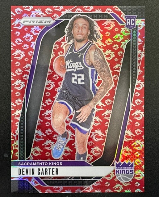 Devin Carter 2024-25 Panini Prizm Dragon Year 88/88 RC #231