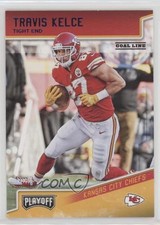 2018 Panini Playoff Goal Line Travis Kelce #96 9o3