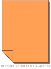 Lee Filters 287 Double CT Orange Lighting Gel Sheet