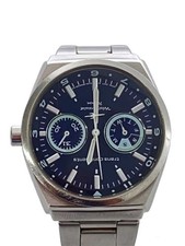 CITIZEN Quartz Watch/Analog/ /NVY/SLV/SS/GN 4W 8