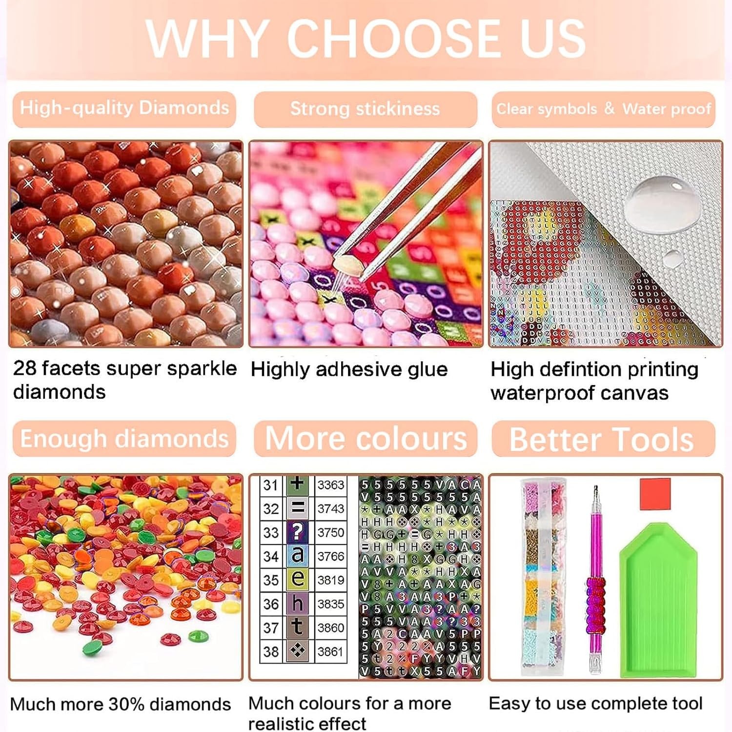 Black Cat Diamond Art Kits for Adults-Halloween 5D Diamond Painting Kits for Adu