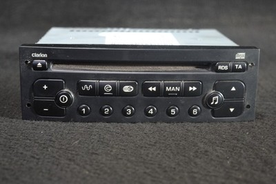Peugeot 206 CC Radio CD Player Clarion Ohne Code 96610423XT PU-2859A(B) (106)