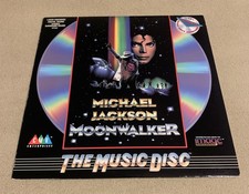 Michael Jackson: Moonwalker: The Music Disc (1988) LASERDISC 94 Minutes RARE!