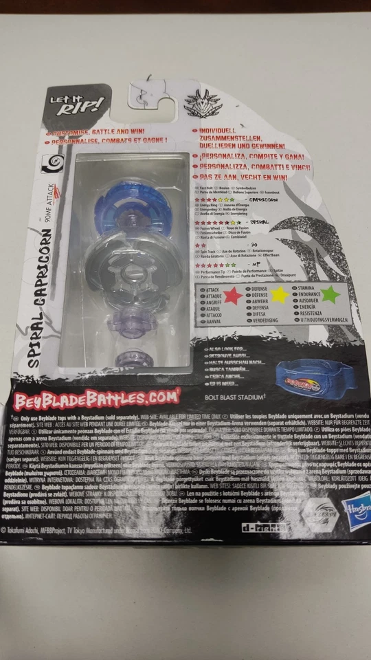 Neu Original Spiral Capricorn BB-102 90MF Hasbro Bayblade Beyblade Metal Fusion - Bild 2 von 4