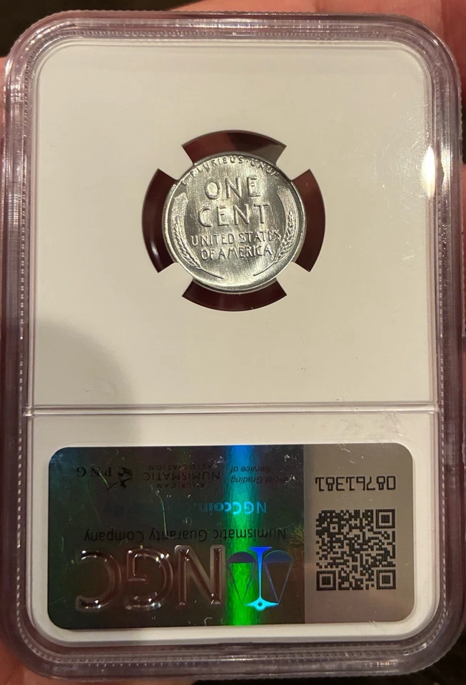 Centavo de acero 1943-S 1C NGC MS 67 hermoso brillo estado como nuevo Foto 2 de 4