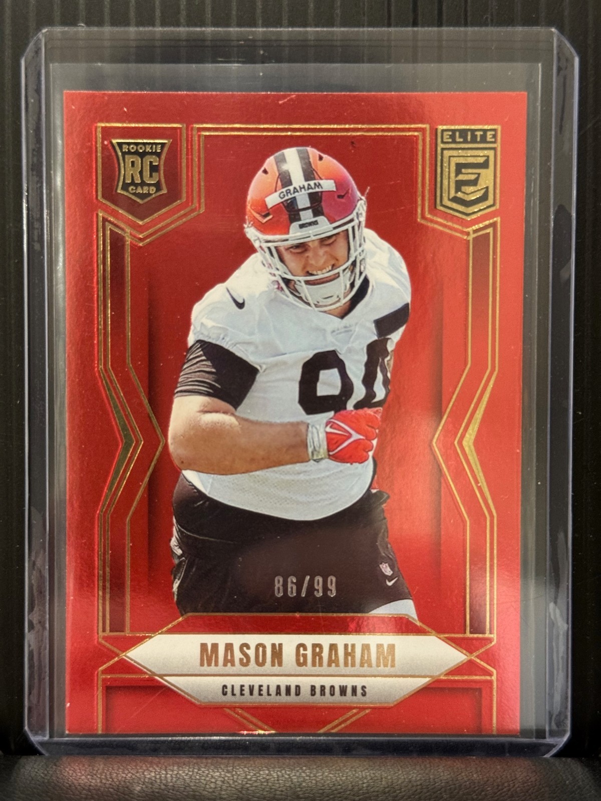 2025 Donruss Elite #125 Mason Graham Rookie RC Red BROWNS SP /99