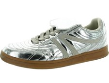 Steve Madden Women's Madrid Sneaker Silver Size 8 New In Box