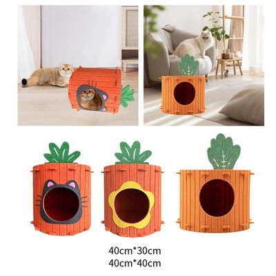 Katzenkratzer Haus Kratzfestigkeit (einfache Montage) Sichtschutz Filz Katze