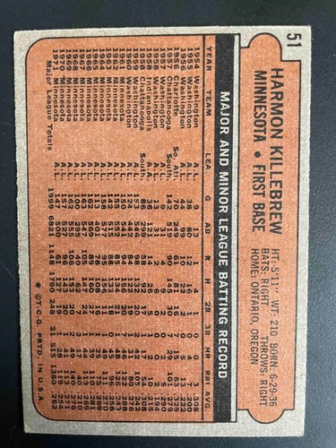 1972 Topps Baseball EX++ 1-250 - 第 43/384 張圖片