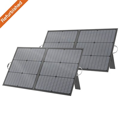MHPOWOS 110W Portable Solar Panel for Bluetti Portable Power Station Refurbished