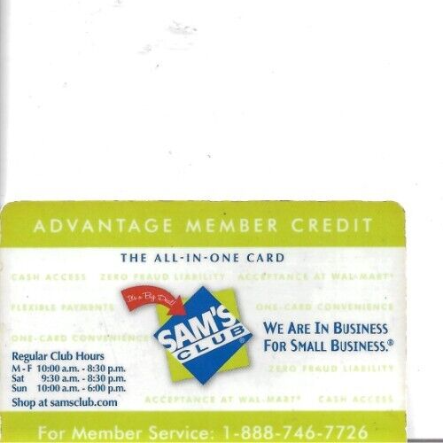 Sam s Club Membership Card Used eBay