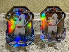 2022 Topps Joe Morgan Diamond Greats Die Cut #DGDC-31 Blue Parallel & Base Reds