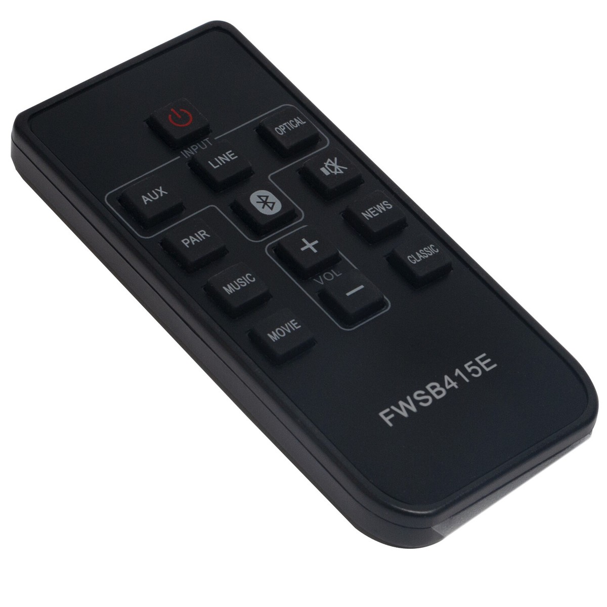 Soundbar Remote Replace for Sanyo Sound Bar FWSB415E WIR113001-FA0