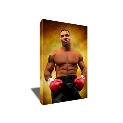 Heavyweight Champ Iron MIKE TYSON Poster Photo Painting Artwork on CANVAS Art