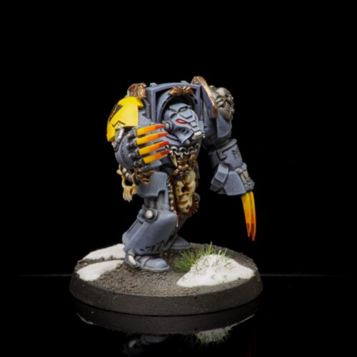 Pro Painted Warhammer 40k Space Wolves Terminator - Picture 5 of 5