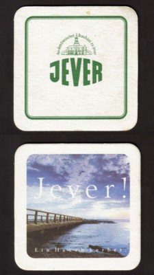Bierdeckel ,Coaster , Brauerei JEVER , Jever / Niedersachsen #320#