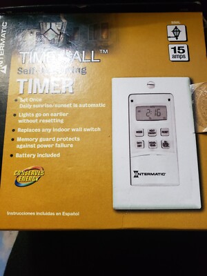 Intermatic Time All SS8 SS8L Digital Self Adjusting Timer 15 AMPS NOS