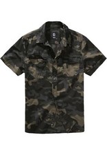 Image of Brandit Roadstar Shirt Checkered Short Sleeve 100% Cotton Summer Elegant