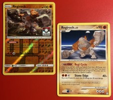 Pokémon Regirock 53/111-League Promo and Regirock 38/156-Legends Awakened on eBay