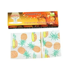 Pineapple Juicy Flavored 1 1/4 Rolling Papers by Hornet 50Lvs USA Shipped