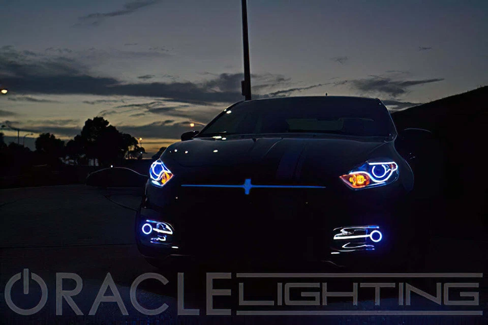 ORACLE 13-16 Fits Dodge Dart Surface Mount LED Projector Fog Light Halo Kit - Изображение 4 из 4