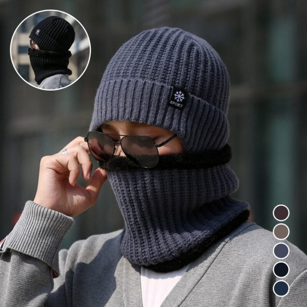 APL Cappellino protezione orecchie unisex collo pile spesso outdoor equitazione inverno cappelli