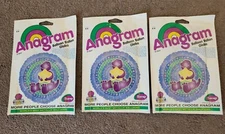 Lot of 3 Anagram BARNEY Foil Mylar Balloons Happy 1st Birthday 18" Dinosaur NEW