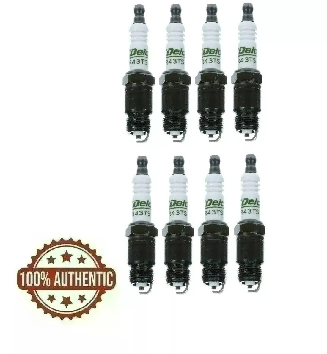 New Genuine GM ACDelco Spark Plugs CR43TS Set Of 8