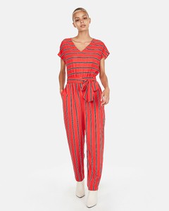 express jumpsuit striped