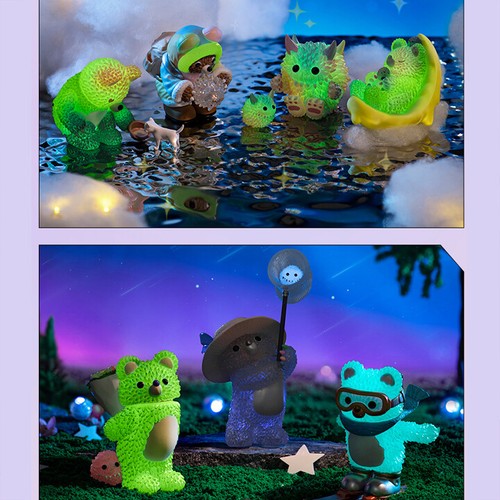 POP MART x INSTINCTOY Muckey Dreamy Life Winter Joy mini figure cool fun ski - Picture 3 of 3