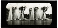Stereoscopic View, 8,5x17cm, Versailles, Grandes Eaux : Apollon, Ferrier&Soulier
