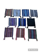 10 PIECE WHOLESALE SET OF X-LARGE CROSSBODY BAG, HIPPIE, MEXICAN ,15" X 13" 4
