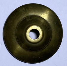 2 5/8" Solid Spun Vase Lamp Cap, Unfinished Brass, 1/8 IP, new old stock