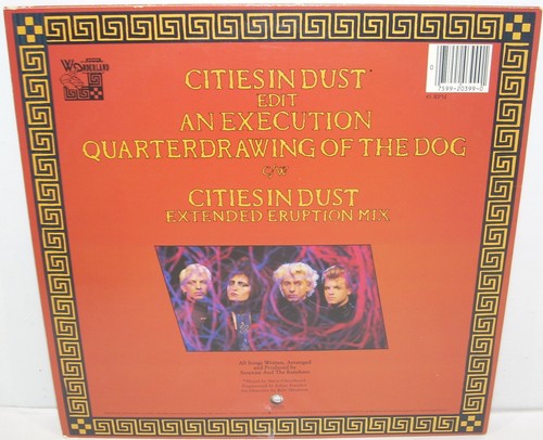 SIOUXSIE AND THE BANSHEES - CITIES IN DUST (12" Maxi-Single) 4-Trk 45rpm VG VG+ - Picture 2 of 6